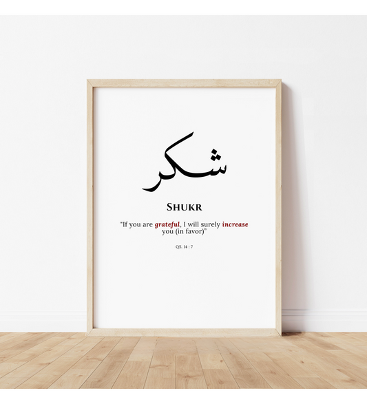 Shukr (Gratitude) in Simple