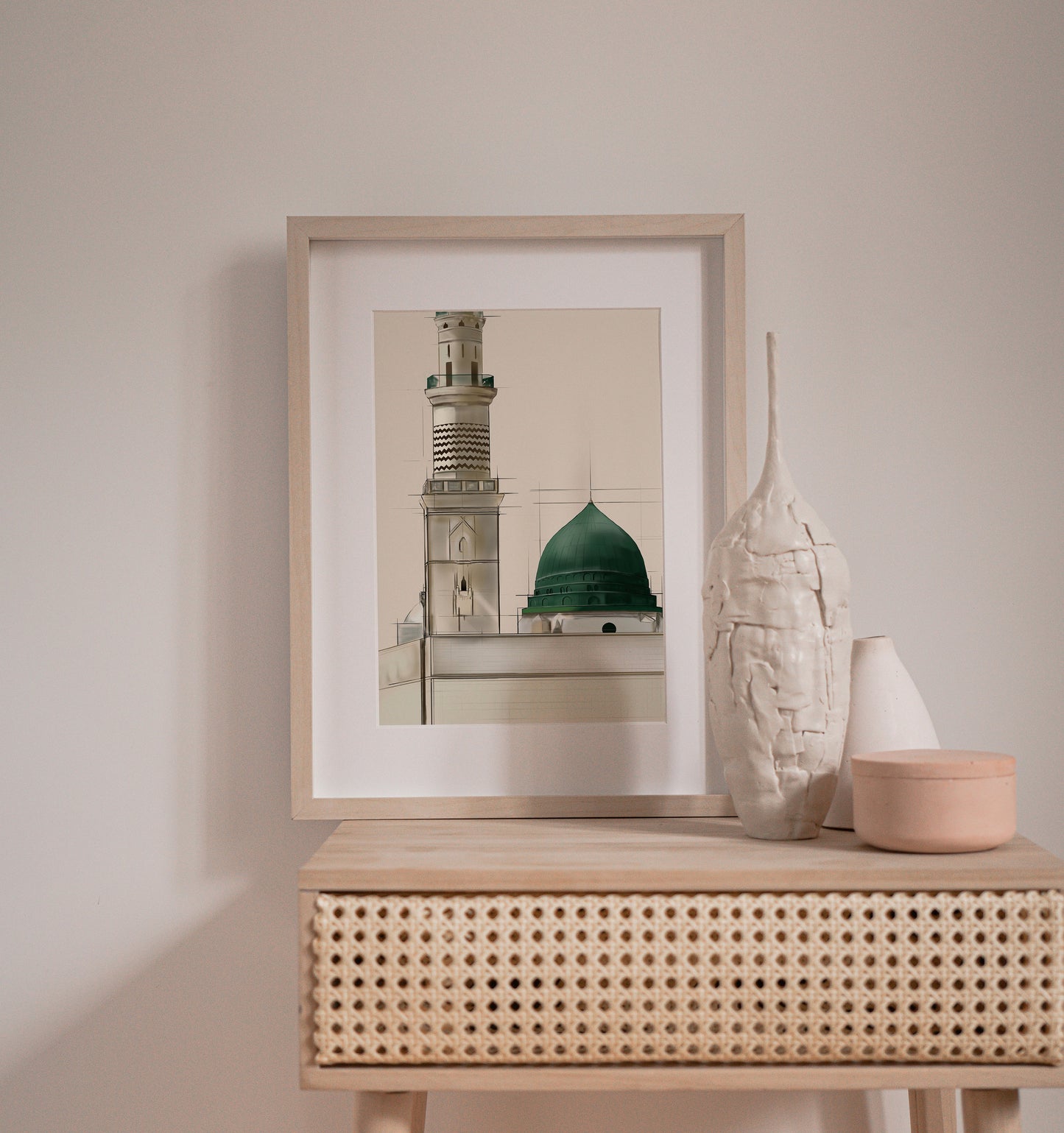 Al-Masjid An Nabawi in Side Angle